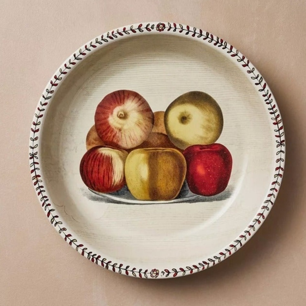 New John Derian 10” Fall Stoneware Pie Dish